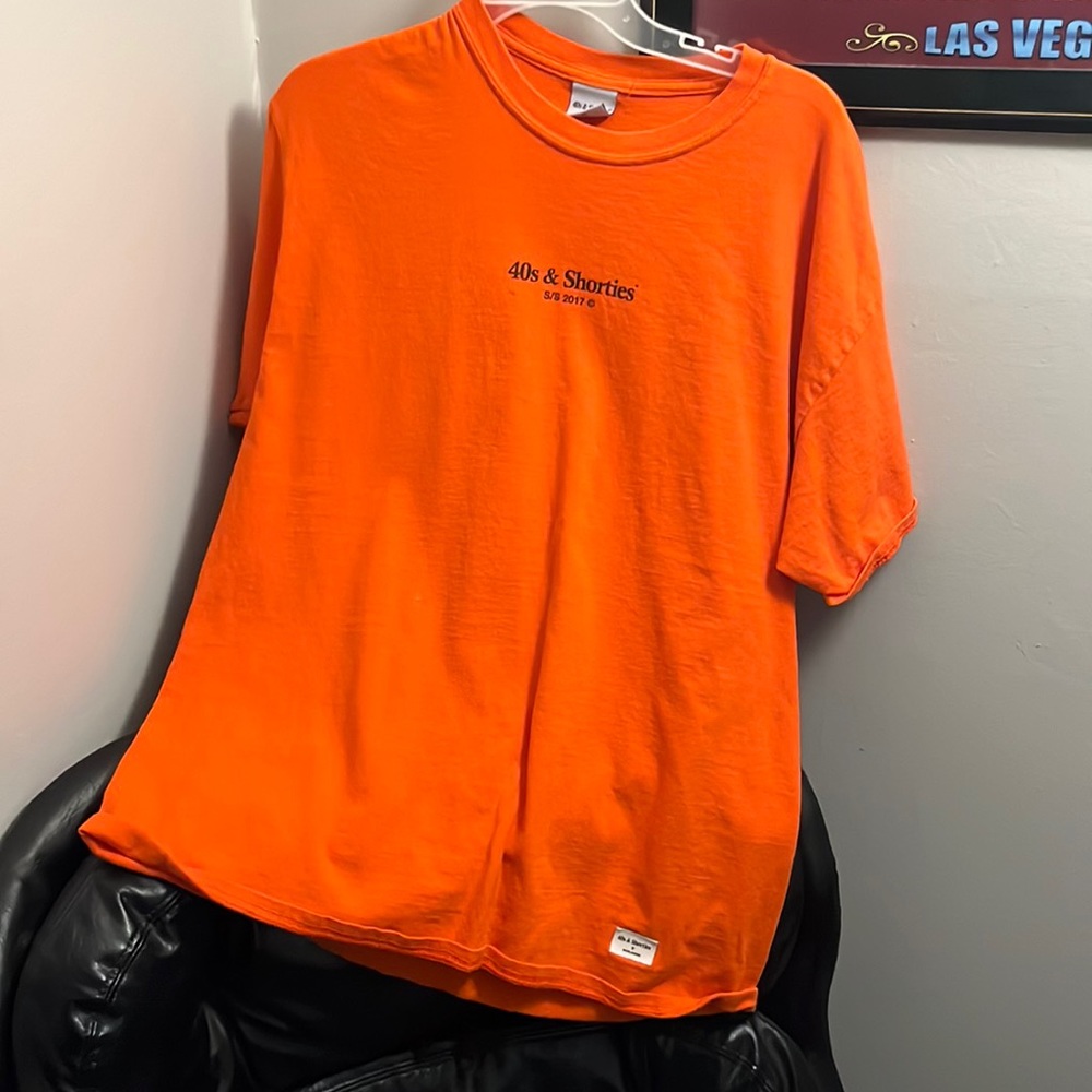 Bright orange 40s & shorties men t-shirt